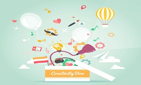 Creative box illustration vector
